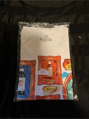 That's A Awful Lot Of Cough Syrup Graphic Tee - White